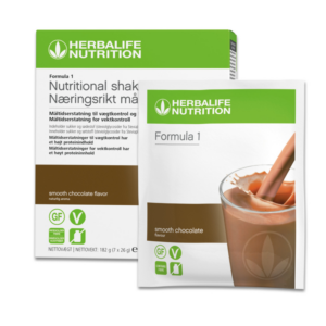 Formula 1 portionsposer Smooth Chocolate (7 poser i én pakke)